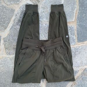 Lululemon Athletica Olive Green Dance Studio Joggers
